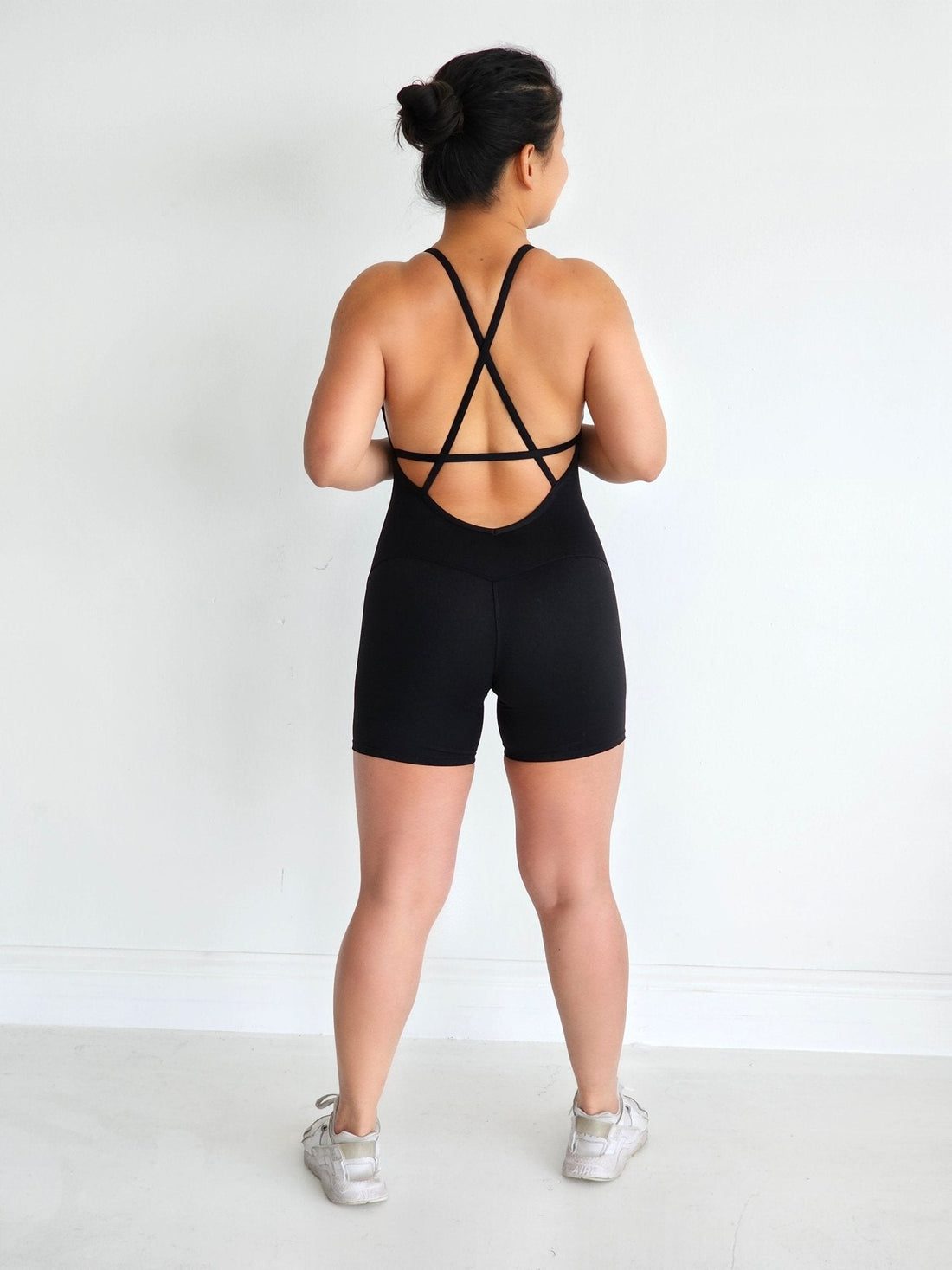 Gifted Crossback Romper - Onyx