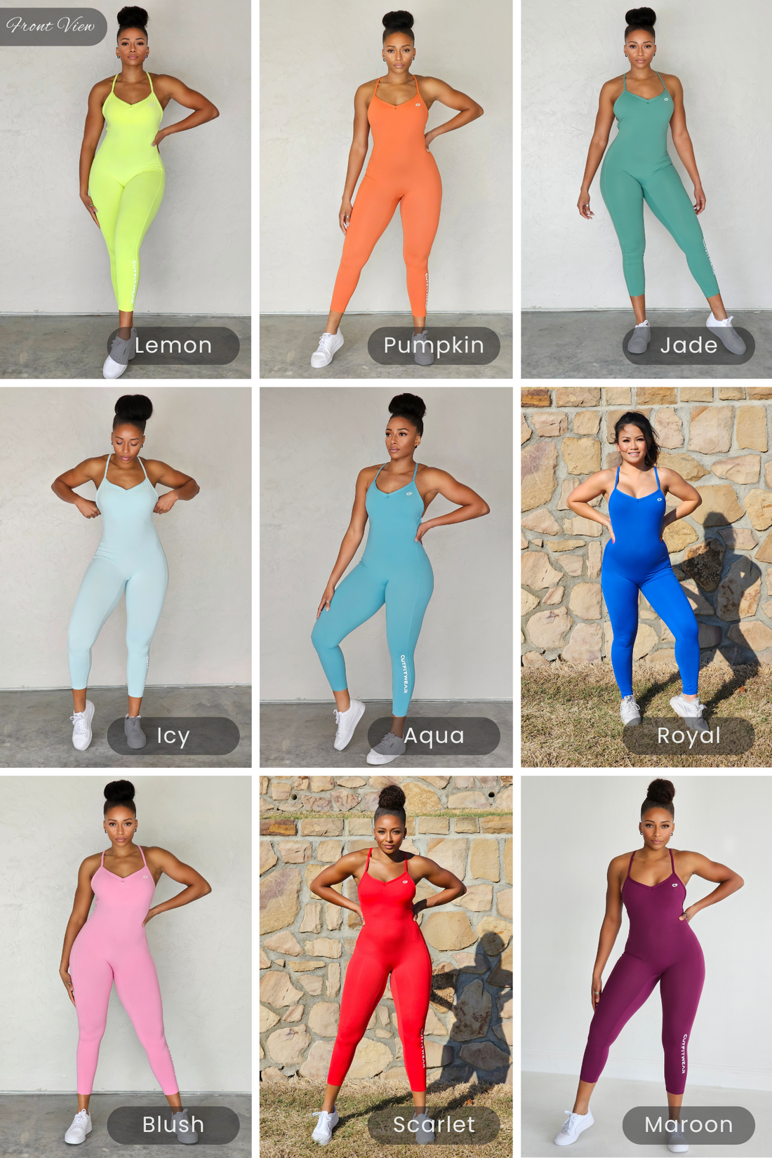 Gifted Crossback Leggings Bodysuit - Icy