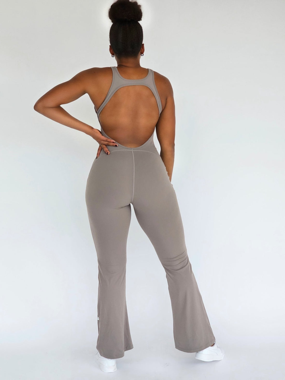 Nova Flare Leggings Backless Bodysuit - Koala