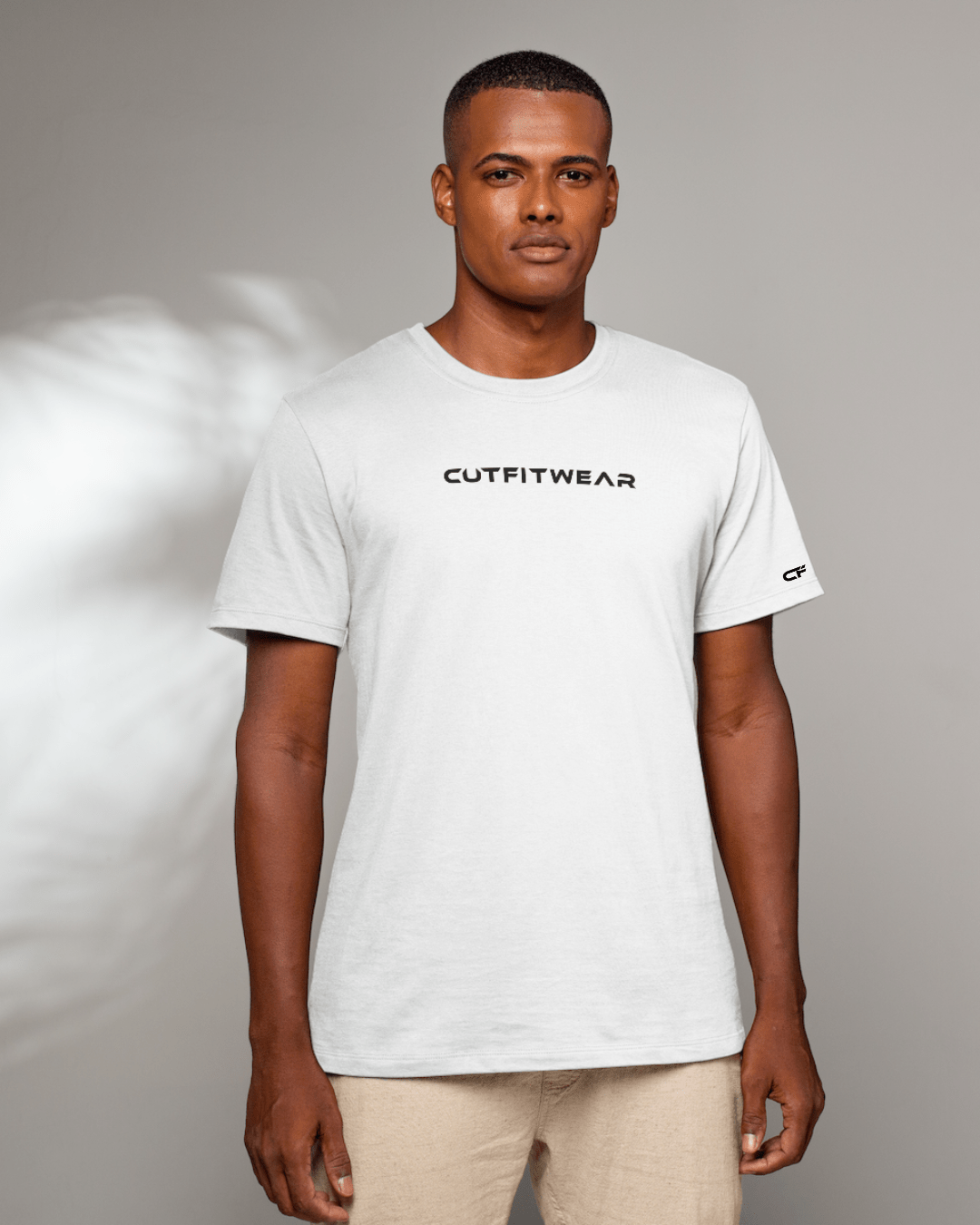 Men's Short Sleeve Tee Shirt - White